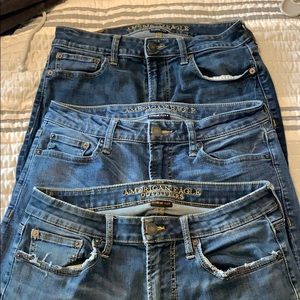 Lot of 3 pairs of men’s American Eagle Jeans